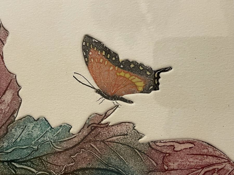 Framed Limited Edition Print Hand Signed By Rickson Titled Nature Splendor 26W X 19H [Photo 7]