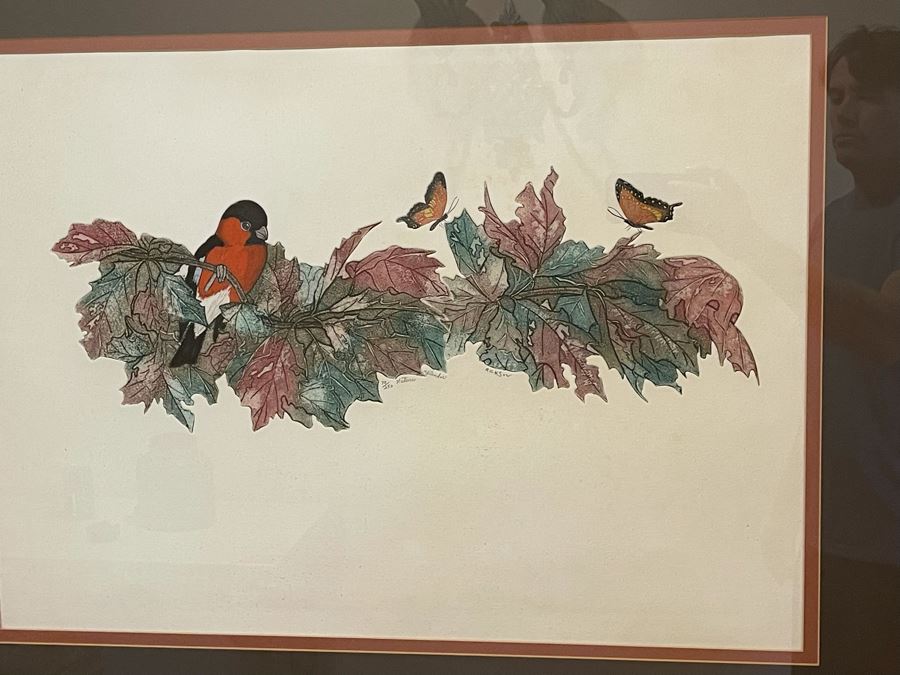 Framed Limited Edition Print Hand Signed By Rickson Titled Nature Splendor 26W X 19H [Photo 2]