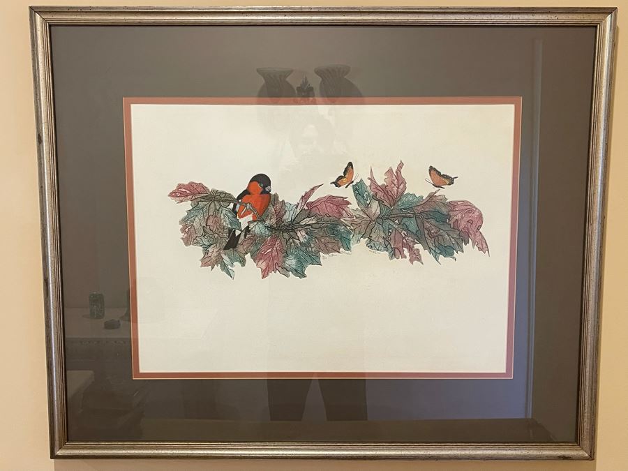 Framed Limited Edition Print Hand Signed By Rickson Titled Nature Splendor 26W X 19H