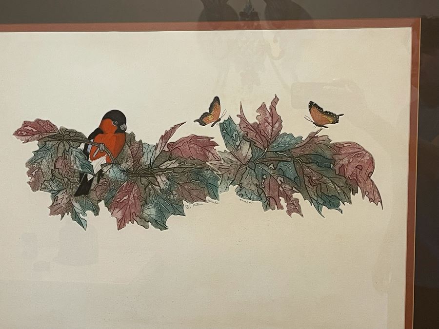 Framed Limited Edition Print Hand Signed By Rickson Titled Nature Splendor 26W X 19H [Photo 3]