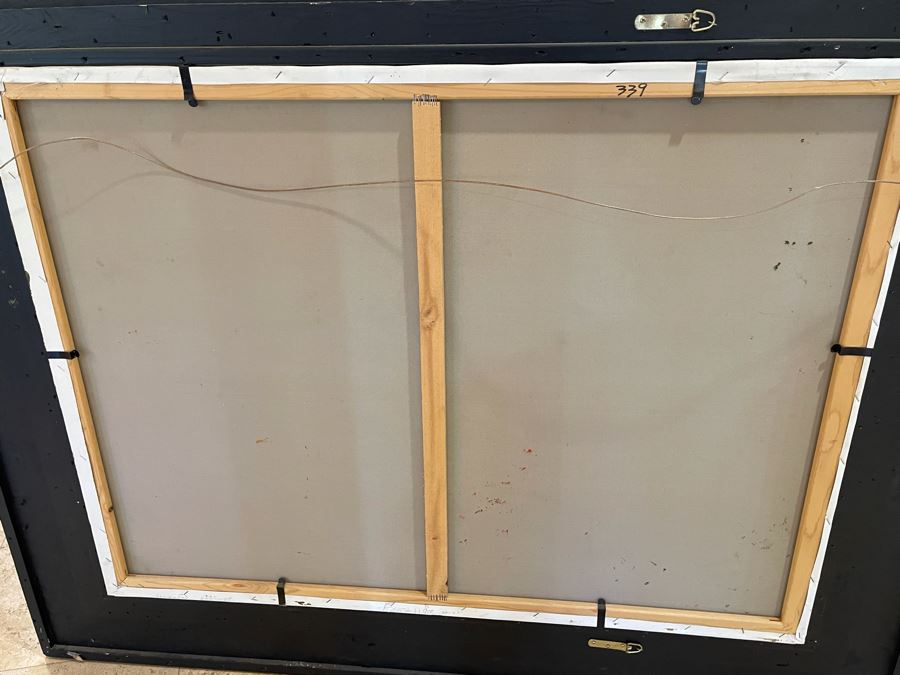 Beautifully Framed Venetian Canal Scene Canvas Artwork [Photo 11]