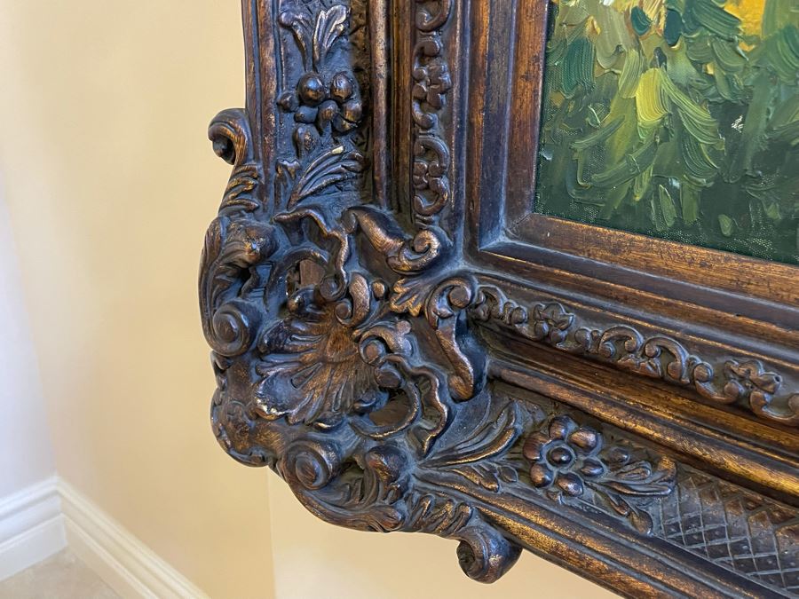 Beautifully Framed Venetian Canal Scene Canvas Artwork [Photo 10]