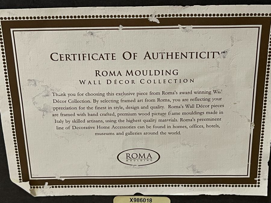 Framed Renaissance Print 21 X 21 [Photo 8]