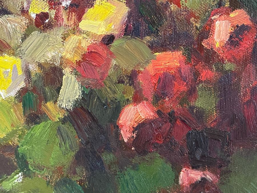 Beautifully Framed Original Oil Painting On Canvas 3' X 4' With Certificate Of Authenticity [Photo 10]