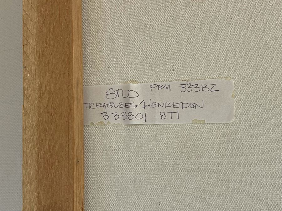 Beautifully Framed Original Oil Painting On Canvas 3' X 4' With Certificate Of Authenticity [Photo 20]