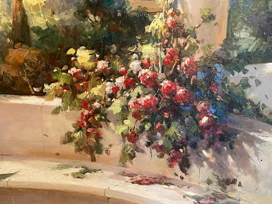 Beautifully Framed Large Original Oil Painting With Certificate Of Authenticity 4’W X 5’H [Photo 7]