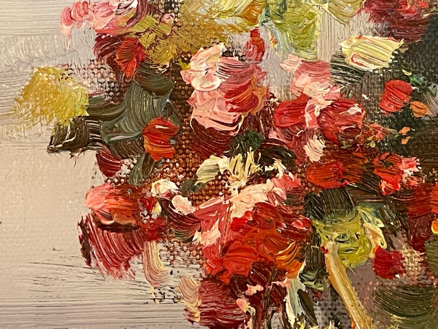 Beautifully Framed Large Original Oil Painting With Certificate Of Authenticity 4’W X 5’H [Photo 12]