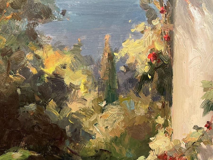 Beautifully Framed Large Original Oil Painting With Certificate Of Authenticity 4’W X 5’H [Photo 10]