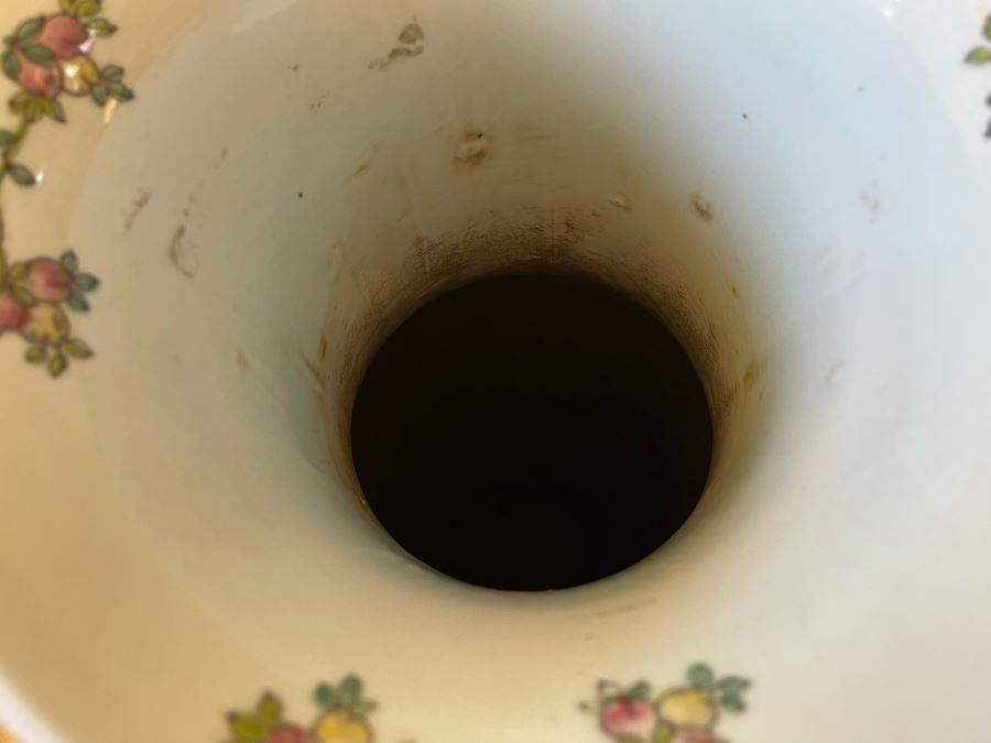 Vintage Large Chinese Signed Porcelain Vase 11W X 38H [Photo 30]