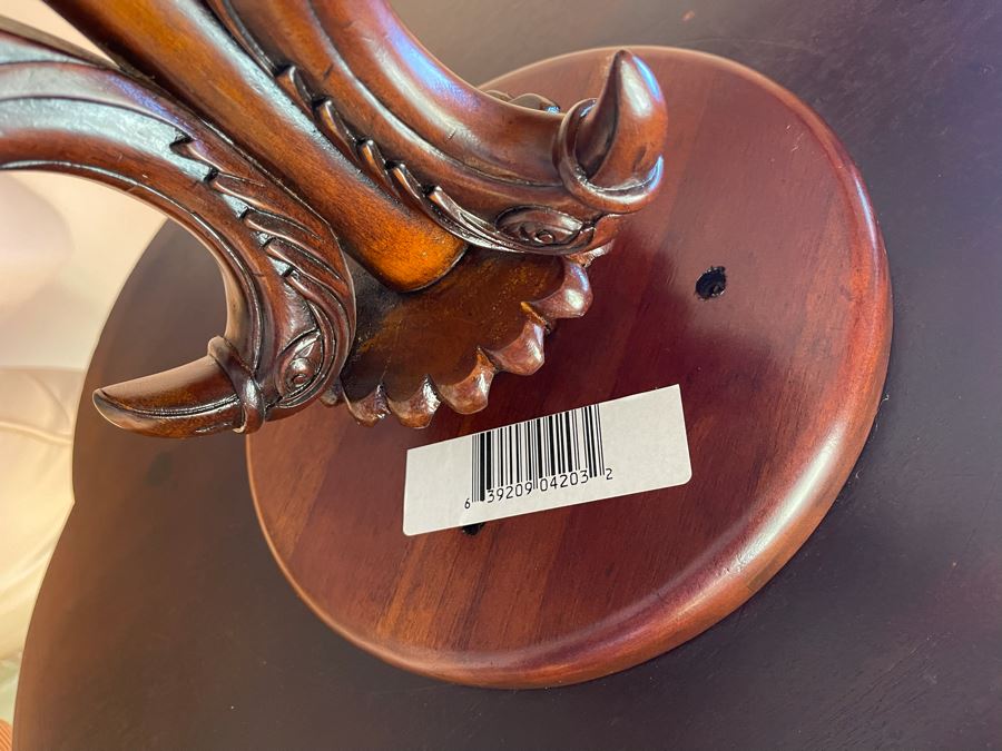 Henredon Furniture Wooden Side Pedestal Table 23W X 27H [Photo 6]