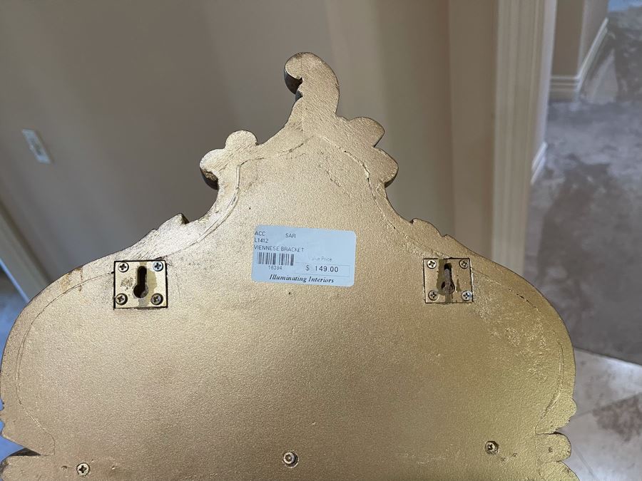 Pair Of Gilt Viennese Wall Shelves 12 X 16 Retails $298 [Photo 6]