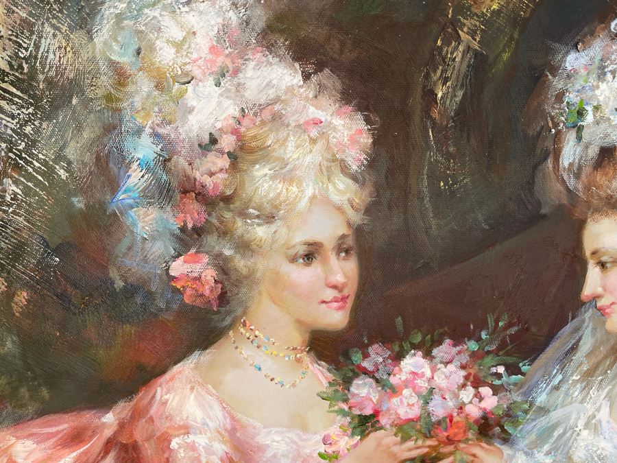 Beautifully Framed Large Canvas Painting 3' X 4' [Photo 11]