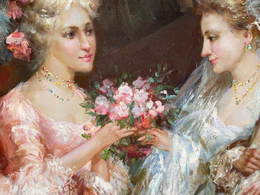 Beautifully Framed Large Canvas Painting 3' X 4' [Photo 12]