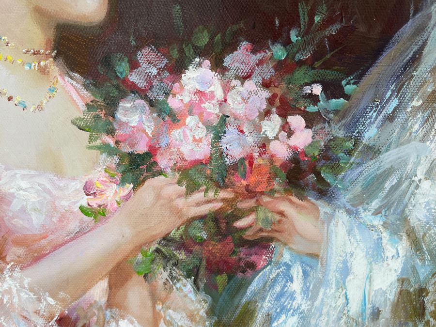 Beautifully Framed Large Canvas Painting 3' X 4' [Photo 13]