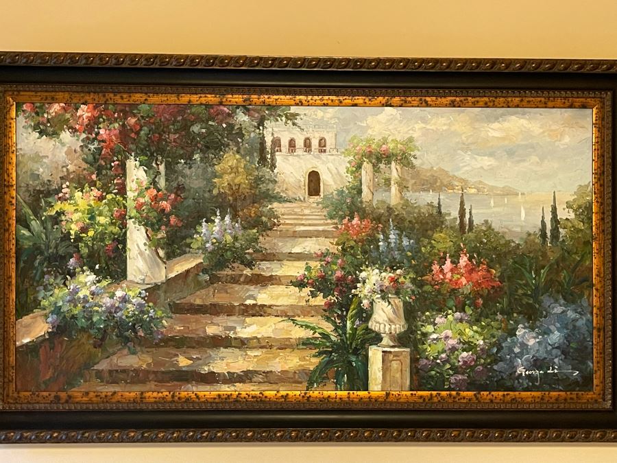 Framed Painting On Canvas 4' X 2' [Photo 3]