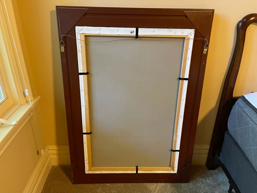 Beautifully Framed Venetian Canal Scene Painting On Canvas 2' X 3' [Photo 12]