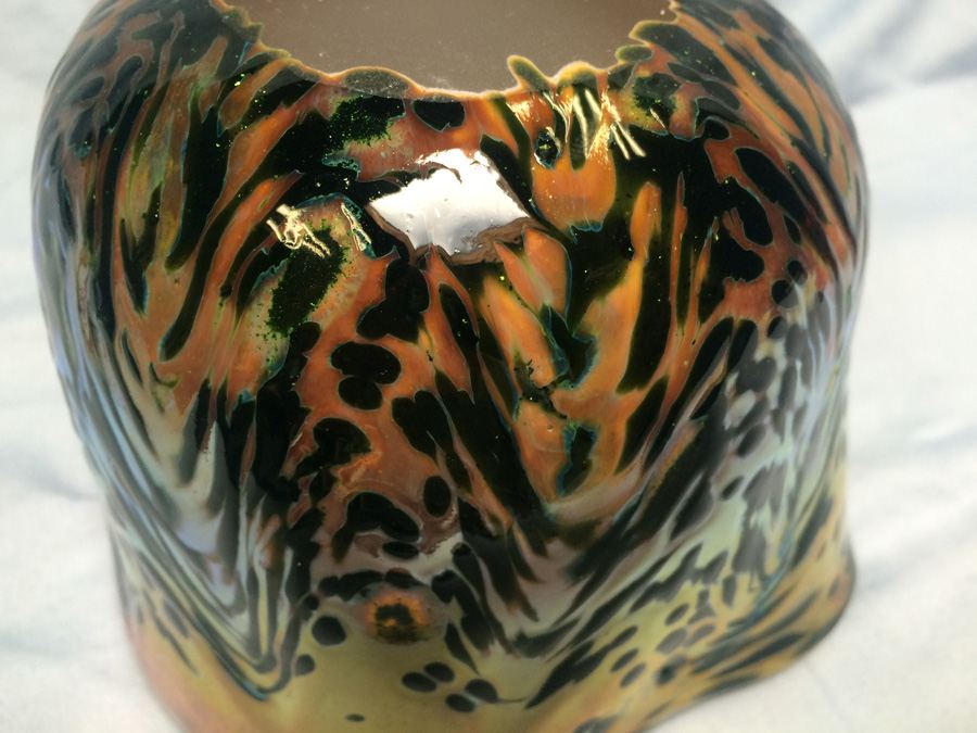 Art Glass Pottery Bowl Vase [Photo 11]