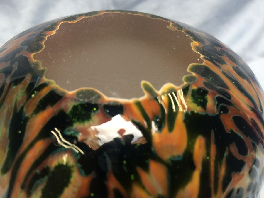 Art Glass Pottery Bowl Vase [Photo 12]