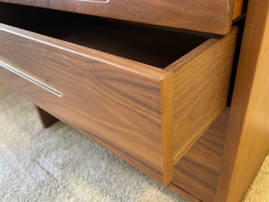 Walnut Desk With Tambour Door 35.5W X 22D X 44H [Photo 13]