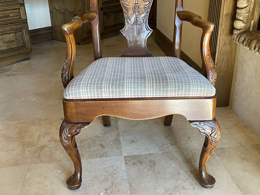 Baker Furniture Historic Charleston Reproductions Ottoman And Aston Court By Henredon Armchair [Photo 8]