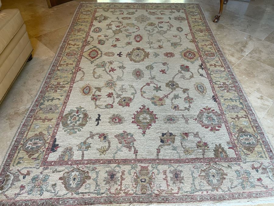 Hand Knotted Wool Area Rug 69' X 110' [Photo 3]