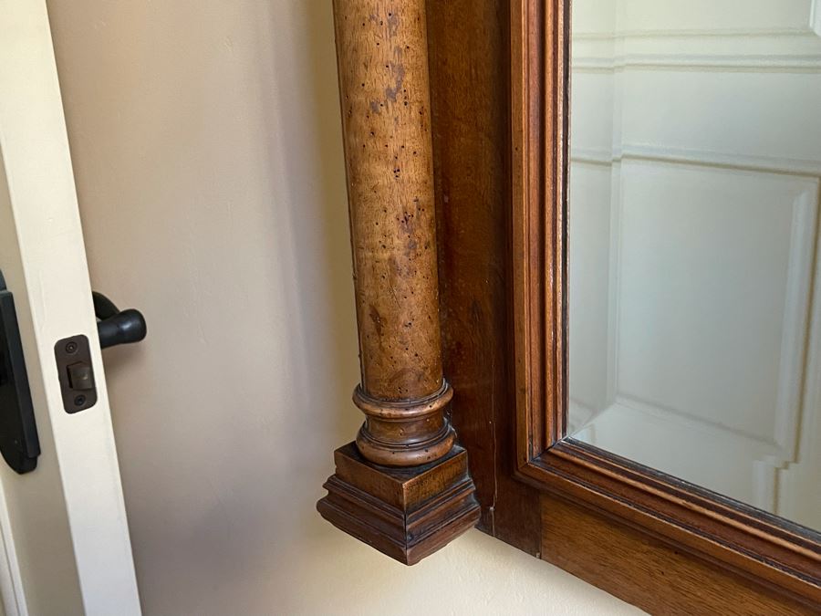 Antique Wooden Wall Mirror 39 X 58 [Photo 6]