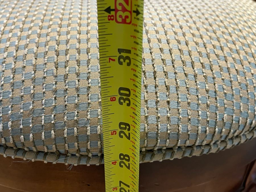 Set Of Three Century Furniture Wooden Hoof Feet Barstools Seat Cushion Is 29H [Photo 11]