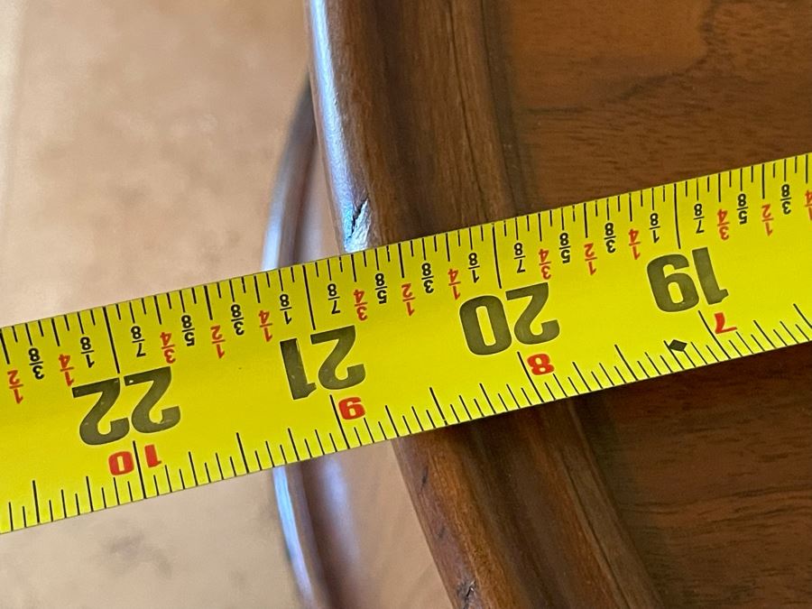 Baker Furniture Drum Table With Drawer 21W X 28H [Photo 6]