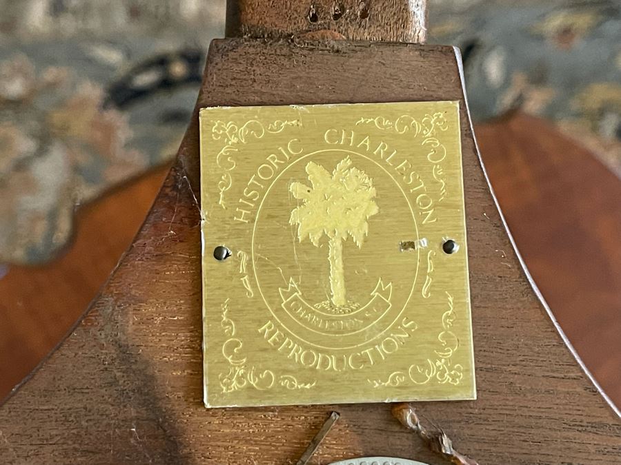 Baker Furniture Historic Charleston Reproductions Wooden Pedestal Side Table 18W X 13D X 22H [Photo 8]