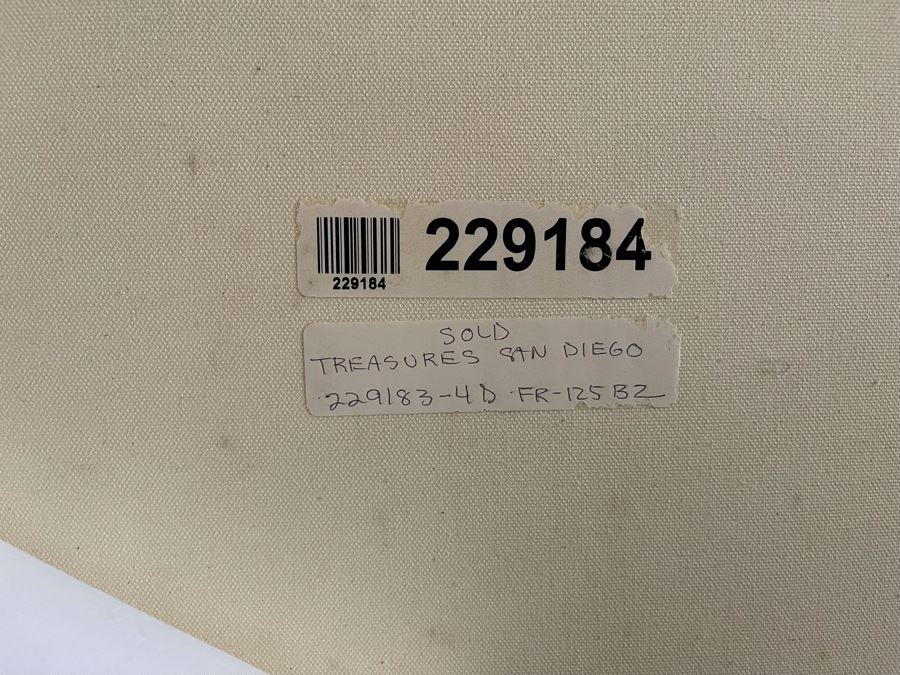 Framed Original Oil Painting On Canvas With Certificate Of Authenticity 24 X 20 [Photo 12]