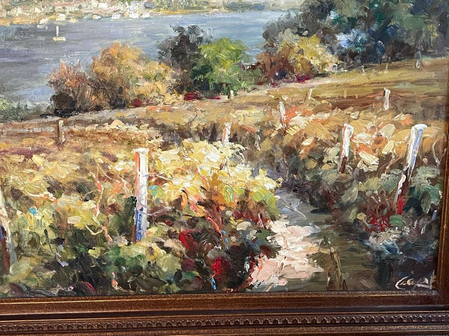 Framed Original Oil Painting On Canvas With Certificate Of Authenticity 24 X 20 [Photo 4]