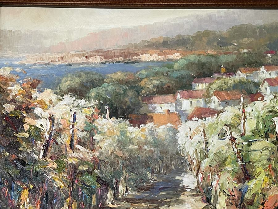 Framed Original Oil Painting On Canvas With Certificate Of Authenticity 24 X 20 [Photo 7]