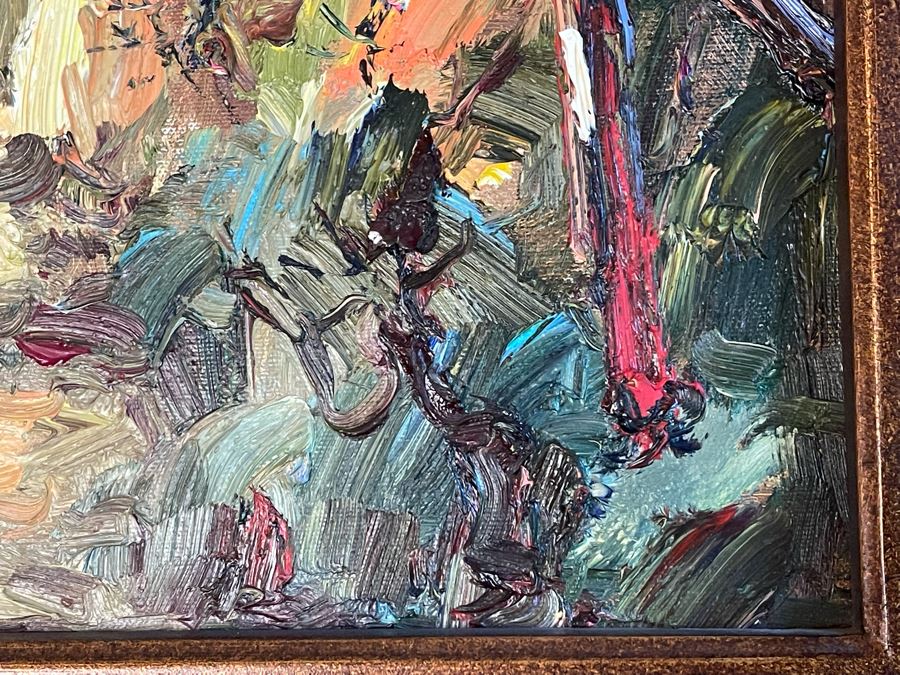 Framed Original Oil Painting On Canvas With Certificate Of Authenticity 24 X 20 [Photo 8]