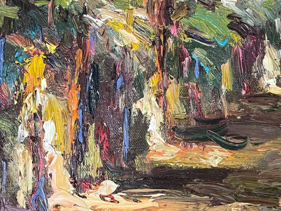 Framed Original Oil Painting On Canvas With Certificate Of Authenticity 24 X 20 [Photo 9]