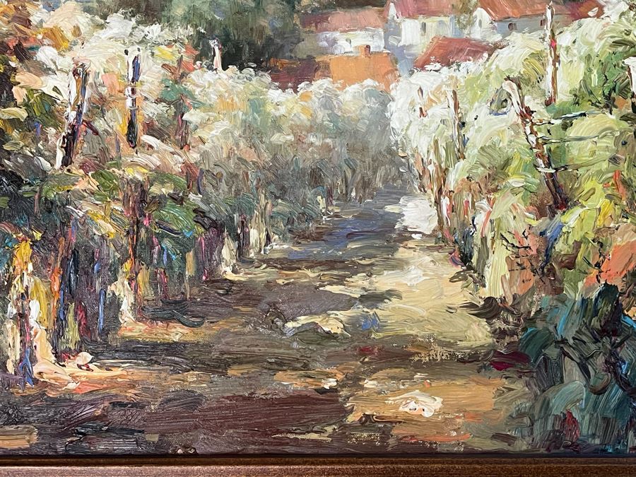 Framed Original Oil Painting On Canvas With Certificate Of Authenticity 24 X 20 [Photo 6]