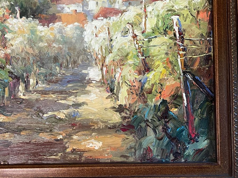 Framed Original Oil Painting On Canvas With Certificate Of Authenticity 24 X 20 [Photo 5]