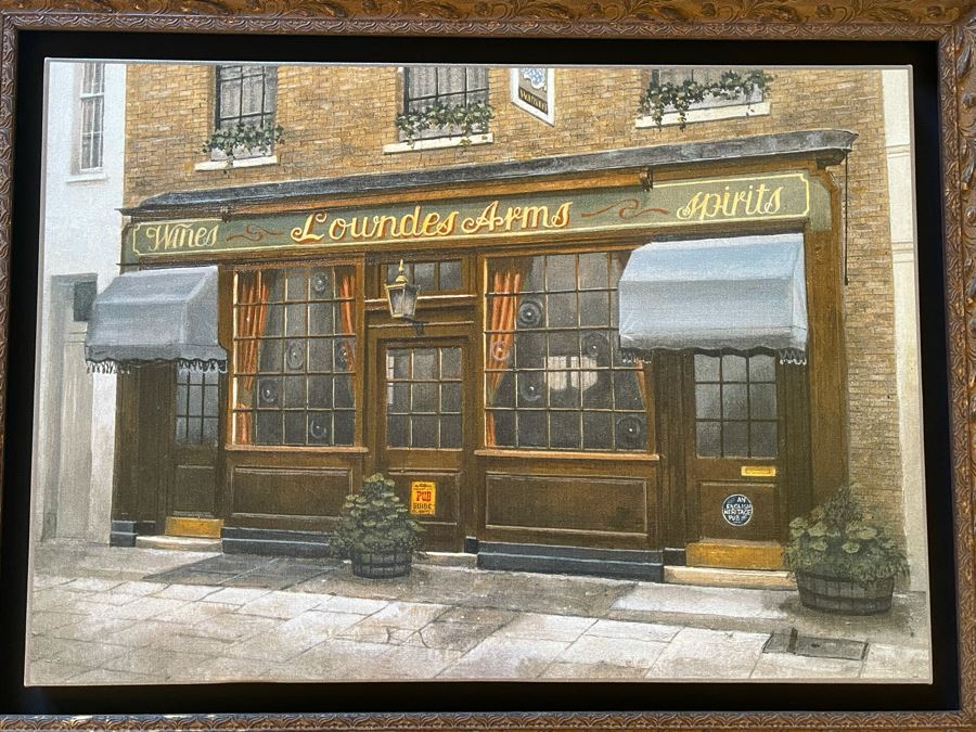 Framed Canvas Print Of Pub 23 X 16 [Photo 3]