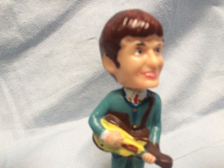The Beatles c. 1960's Bobblehead Figures Hong Kong Caketoppers Nodder Bobble SET of 4  [Photo 8]