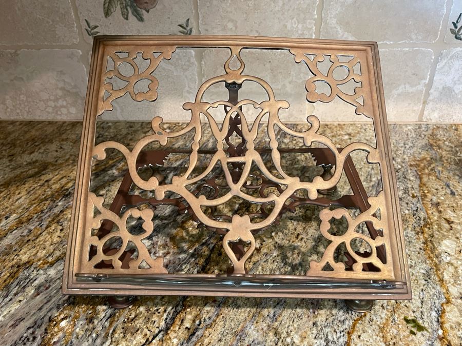 Vintage Copper Book Display Stand [Photo 2]