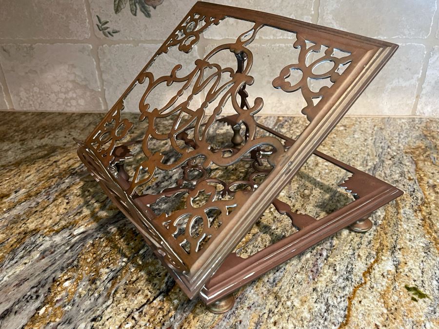 Vintage Copper Book Display Stand [Photo 3]