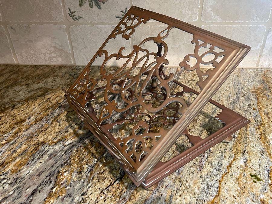 Vintage Copper Book Display Stand [Photo 4]