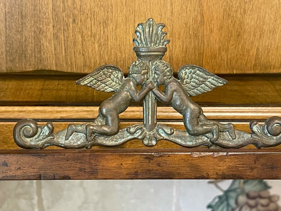 Maitland-Smith Metal Book Display Stand With Marble Base 15W X 23H And French By Design Book [Photo 6]