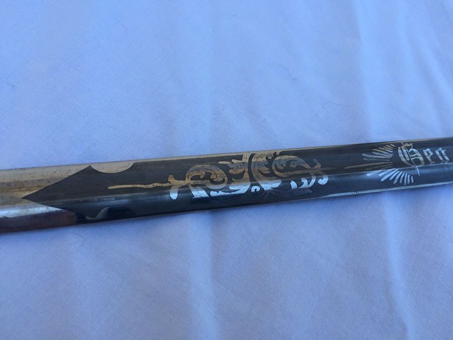 California Knights Templar Sword Masonic by J H Wilson Phila [Photo 38]