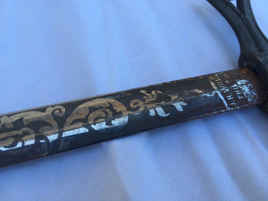 California Knights Templar Sword Masonic by J H Wilson Phila [Photo 34]