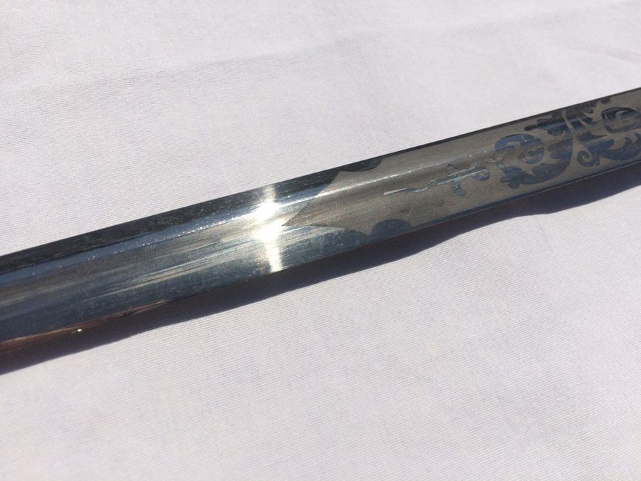 California Knights Templar Sword Masonic by J H Wilson Phila [Photo 25]