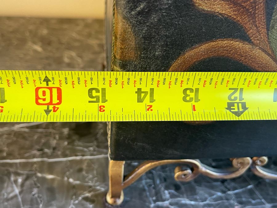 Decorative Accent Box With Metal Stand 15W X 10D X 11H [Photo 7]