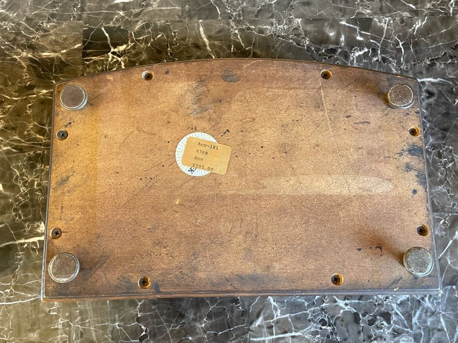 Vintage Wooden Accent Box 12W X 8D X 4H Retails $105 [Photo 6]