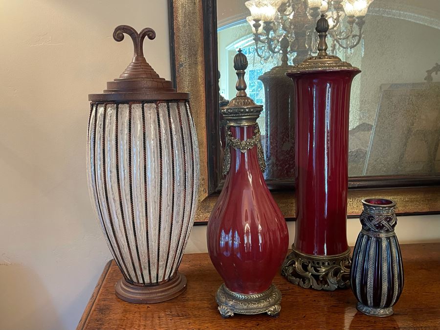 Home Decor Accent Lot 4 Items 22H   43827 Qp66 