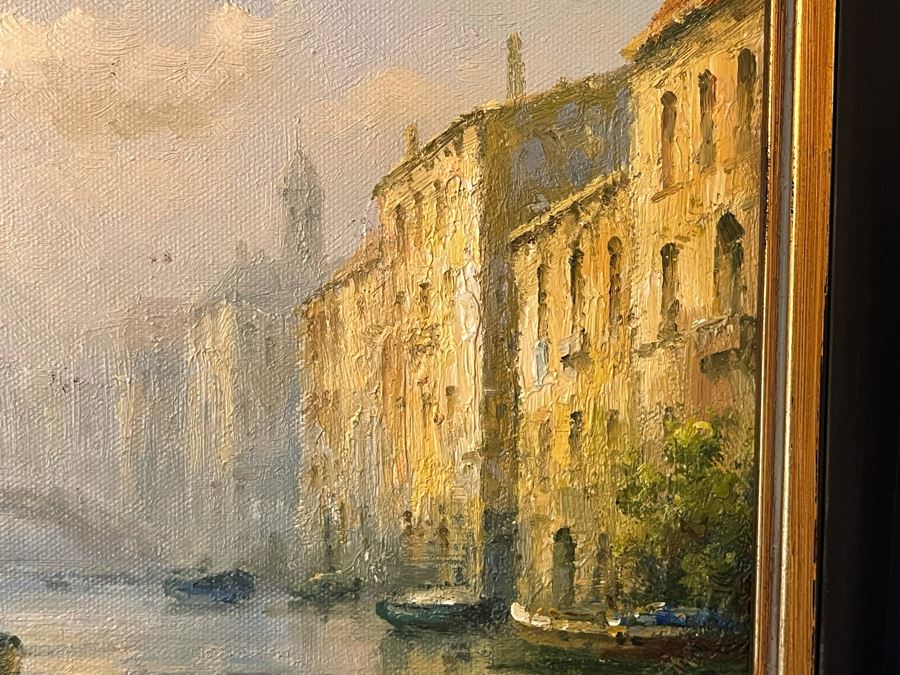 Small Signed Painting By Milner 10 X 8 Includes Metal Easel [Photo 9]