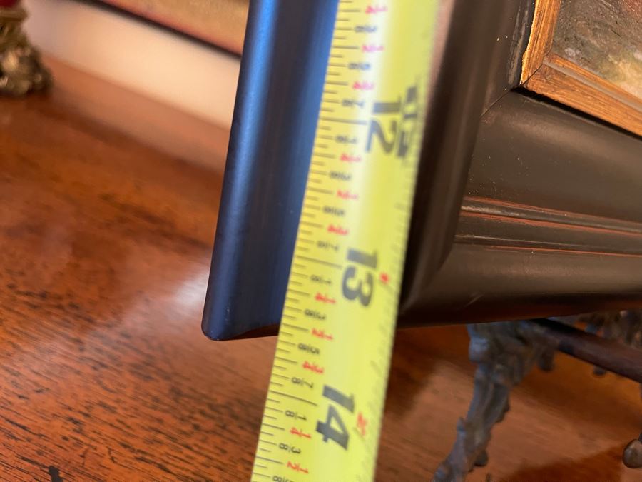 Small Signed Painting By Milner 10 X 8 Includes Metal Easel [Photo 14]